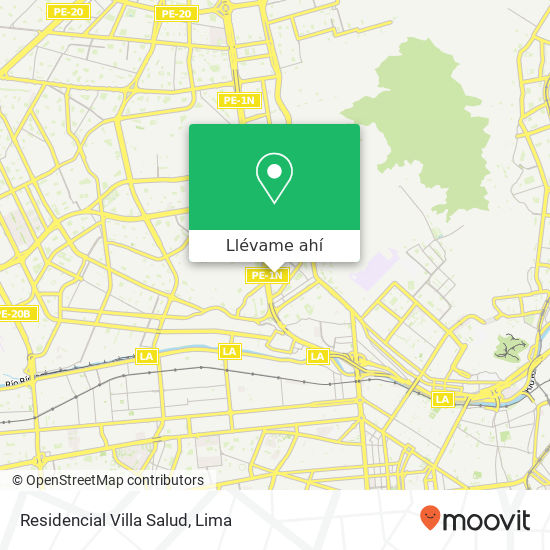 Mapa de Residencial Villa Salud