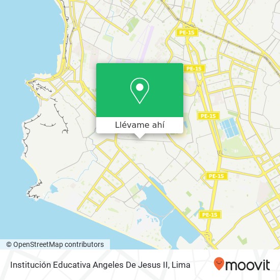 Mapa de Institución Educativa Angeles De Jesus II