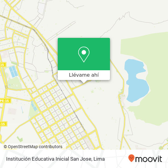 Mapa de Institución Educativa Inicial San Jose
