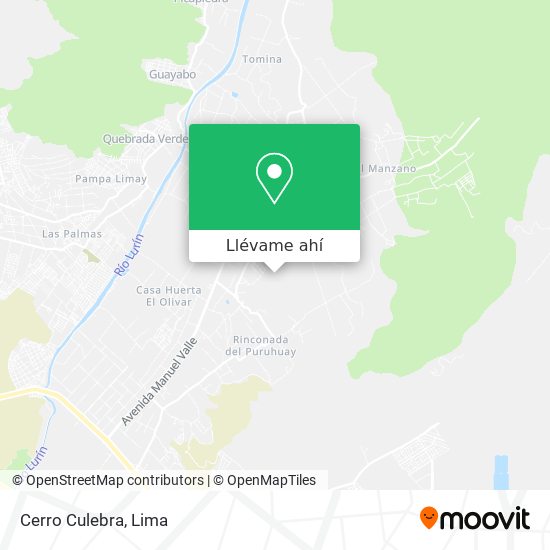 Mapa de Cerro Culebra