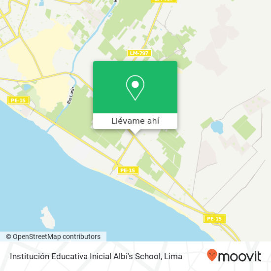 Mapa de Institución Educativa Inicial Albi's School