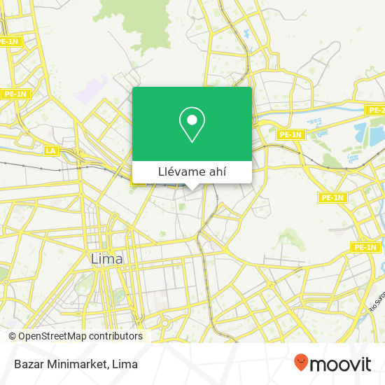 Mapa de Bazar Minimarket