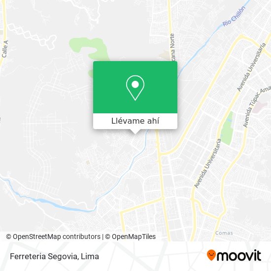 Mapa de Ferreteria Segovia