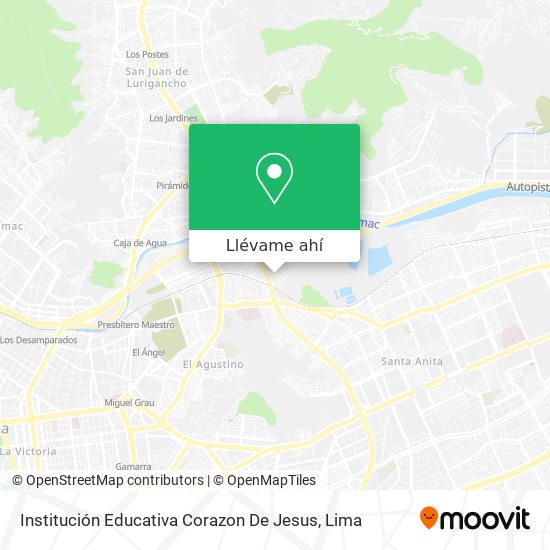 Mapa de Institución Educativa Corazon De Jesus