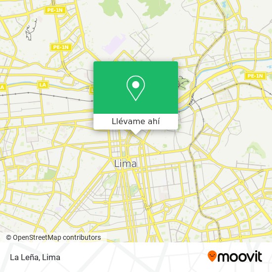 Mapa de La Leña