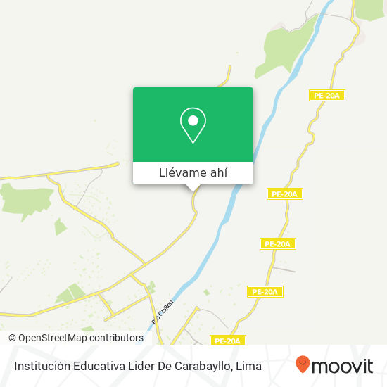 Mapa de Institución Educativa Lider De Carabayllo