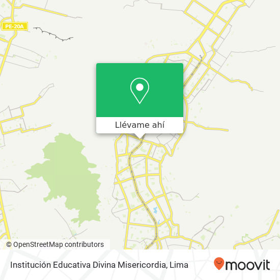 Mapa de Institución Educativa Divina Misericordia
