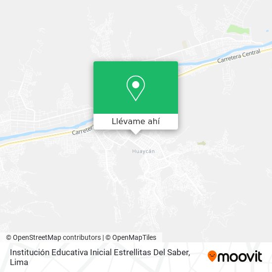 Mapa de Institución Educativa Inicial Estrellitas Del Saber