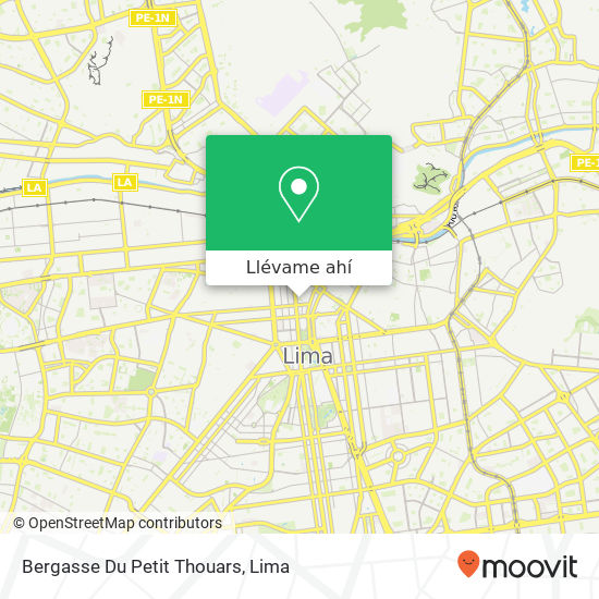 Mapa de Bergasse Du Petit Thouars