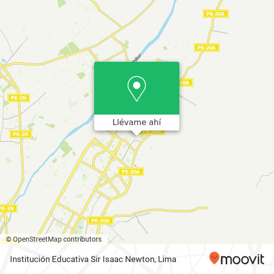Mapa de Institución Educativa Sir Isaac Newton