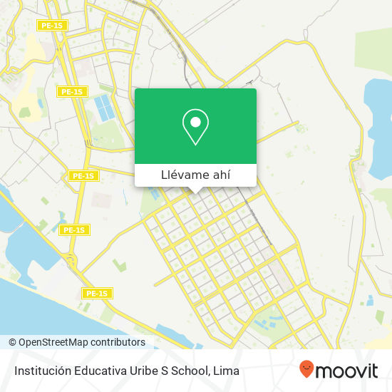 Mapa de Institución Educativa Uribe S School