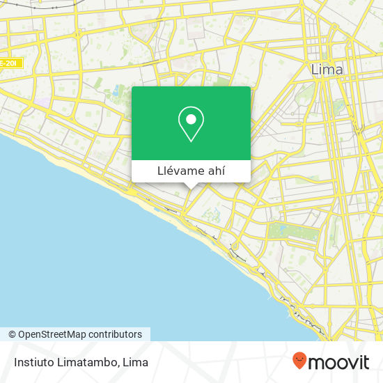 Mapa de Instiuto Limatambo