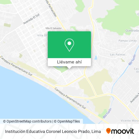 Mapa de Institución Educativa Coronel Leoncio Prado