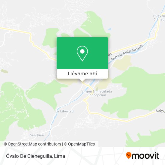 Mapa de Óvalo De Cieneguilla