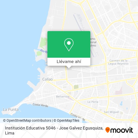 Mapa de Institución Educativa 5046 - Jose Galvez Egusquiza