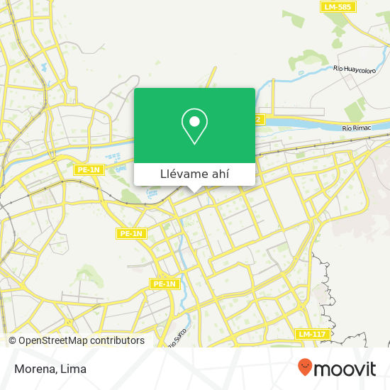Mapa de Morena