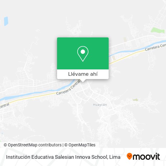 Mapa de Institución Educativa Salesian Innova School