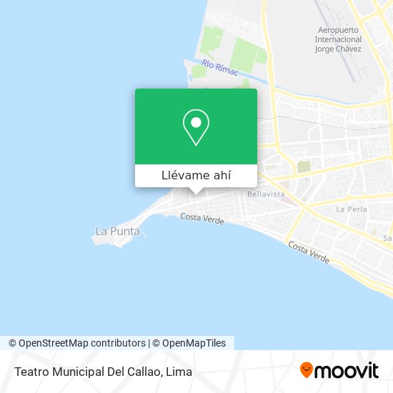 Mapa de Teatro Municipal Del Callao