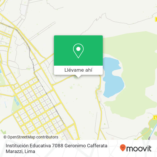 Mapa de Institución Educativa 7088 Geronimo Cafferata Marazzi