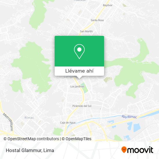 Mapa de Hostal Glammur