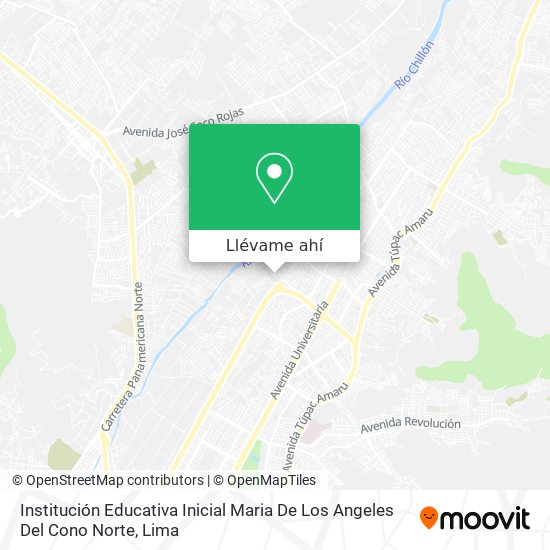 Mapa de Institución Educativa Inicial Maria De Los Angeles Del Cono Norte