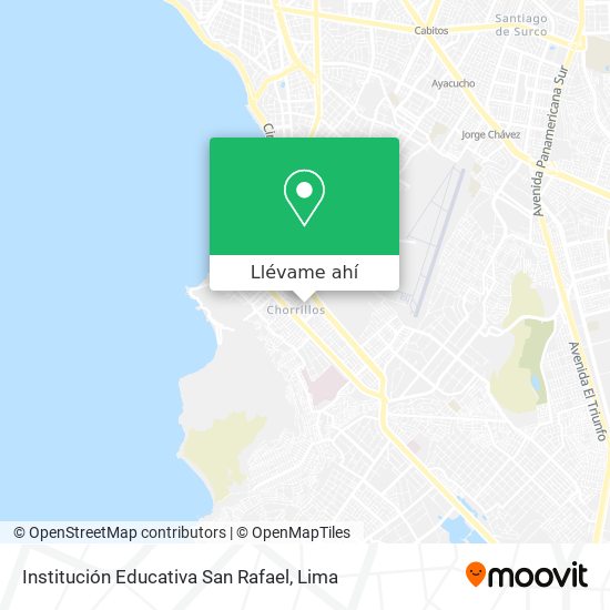 Mapa de Institución Educativa San Rafael