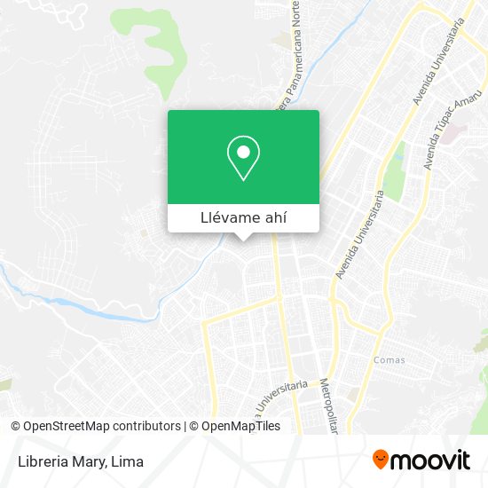 Mapa de Libreria Mary