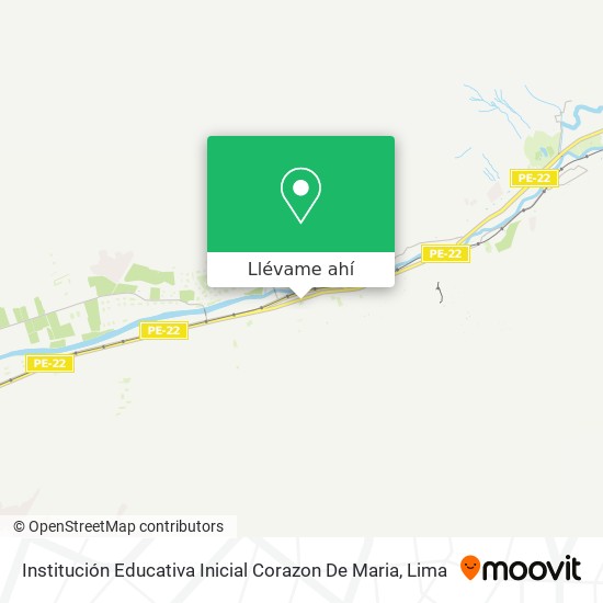 Mapa de Institución Educativa Inicial Corazon De Maria