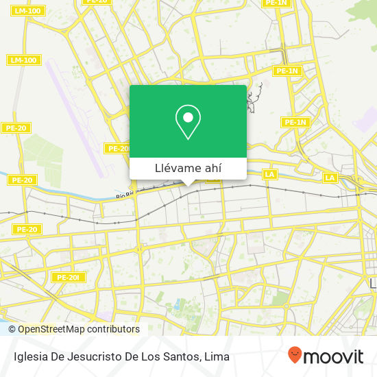 Mapa de Iglesia De Jesucristo De Los Santos