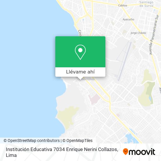 Mapa de Institución Educativa 7034 Enrique Nerini Collazos