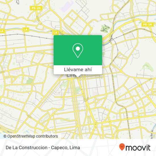 Mapa de De La Construccion - Capeco