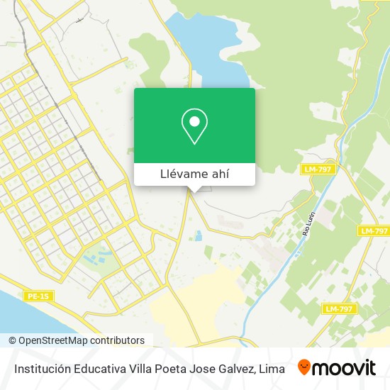 Mapa de Institución Educativa Villa Poeta Jose Galvez