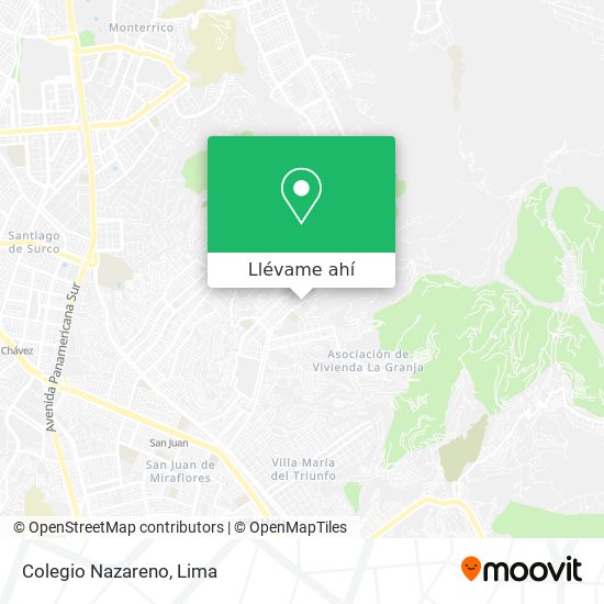Mapa de Colegio Nazareno