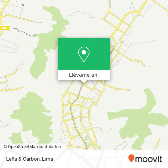 Mapa de Leña & Carbon