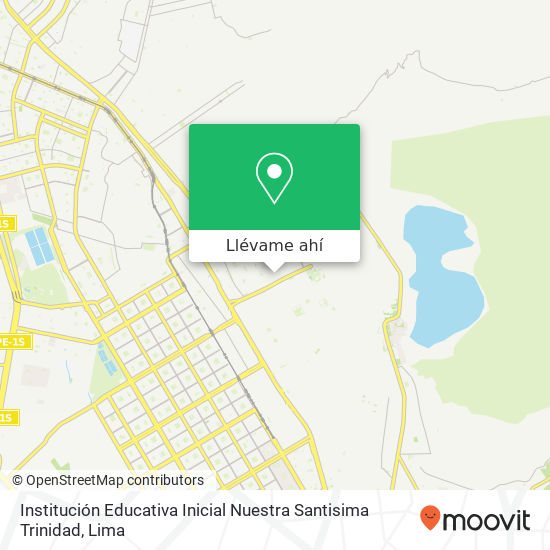 Mapa de Institución Educativa Inicial Nuestra Santisima Trinidad