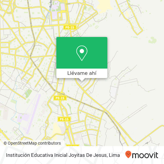 Mapa de Institución Educativa Inicial Joyitas De Jesus