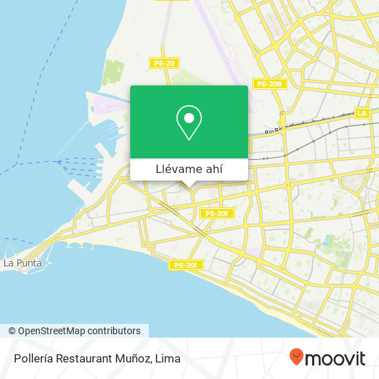 Mapa de Pollería Restaurant Muñoz