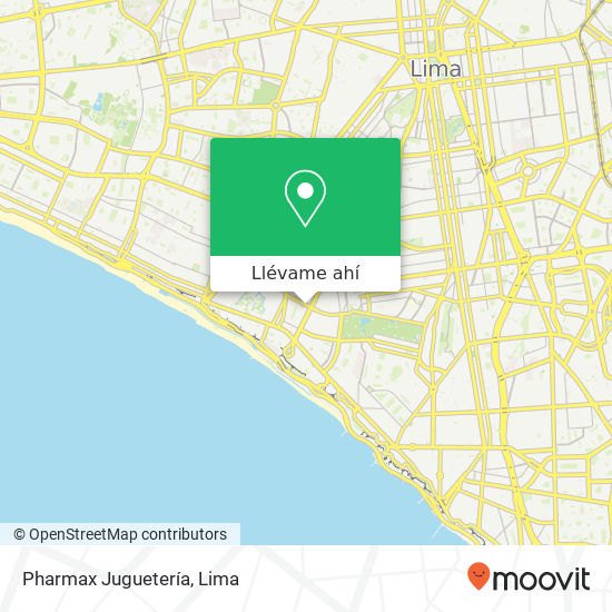 Mapa de Pharmax Juguetería