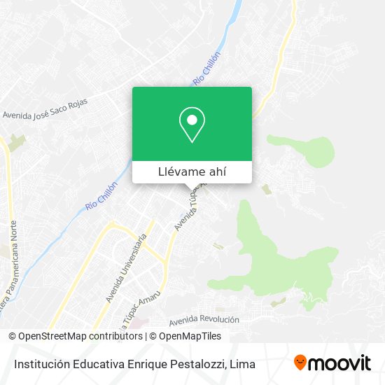 Mapa de Institución Educativa Enrique Pestalozzi