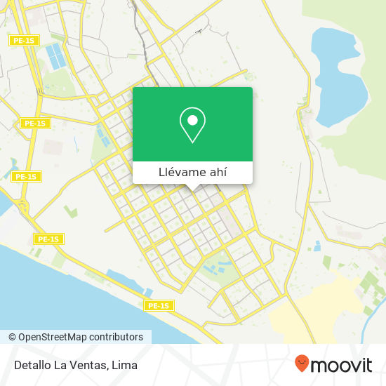 Mapa de Detallo La Ventas