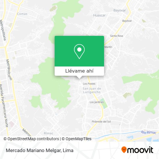 Mapa de Mercado Mariano Melgar