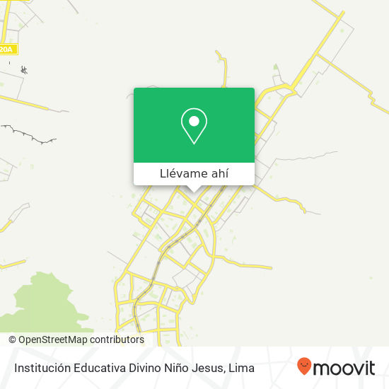 Mapa de Institución Educativa Divino Niño Jesus