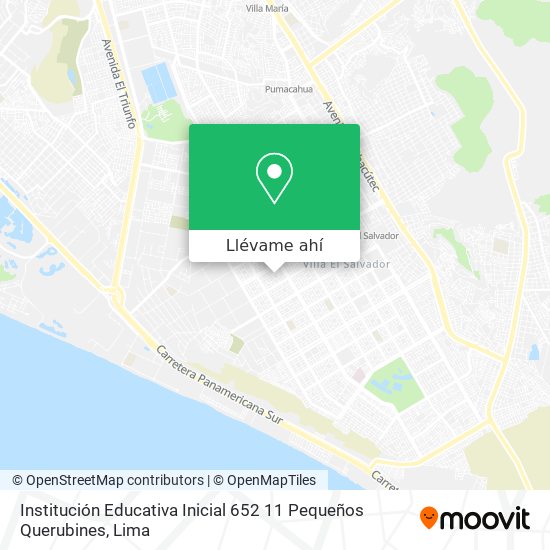 Mapa de Institución Educativa Inicial 652 11 Pequeños Querubines