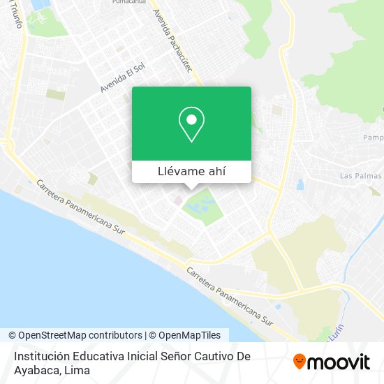 Mapa de Institución Educativa Inicial Señor Cautivo De Ayabaca