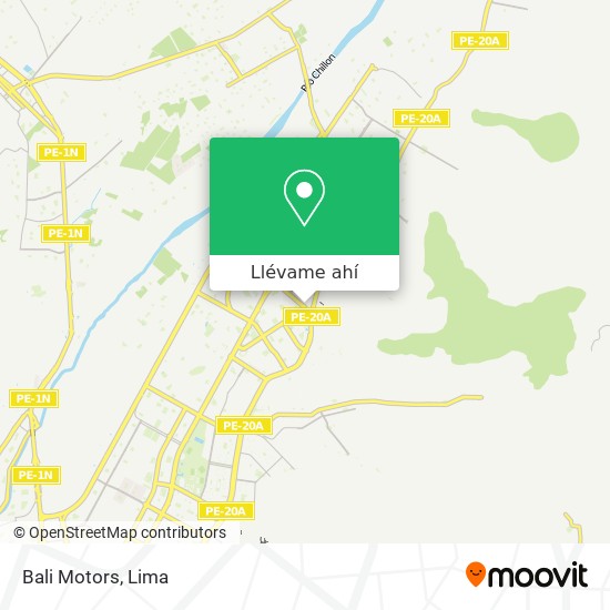 Mapa de Bali Motors