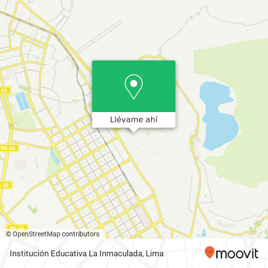 Mapa de Institución Educativa La Inmaculada