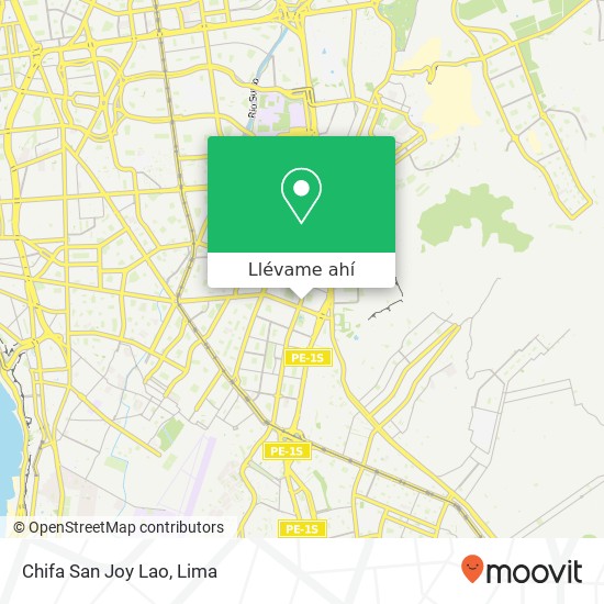 Mapa de Chifa San Joy Lao