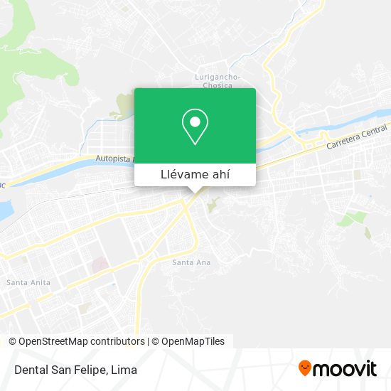 Mapa de Dental San Felipe