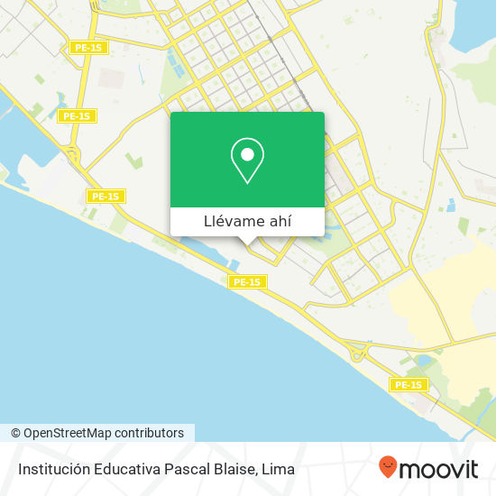 Mapa de Institución Educativa Pascal Blaise