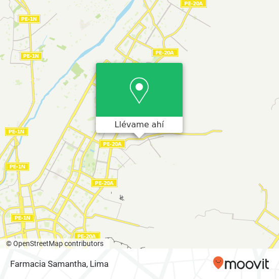 Mapa de Farmacia Samantha